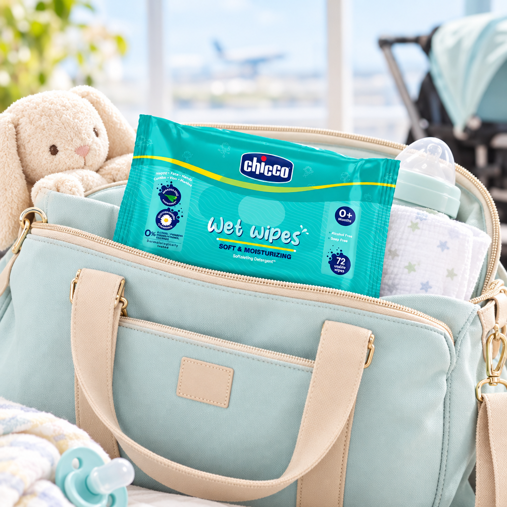 Pastel diaper bag mein wipes packet
